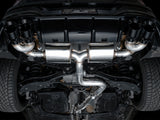 AWE Tuning MK8 Volkswagen Golf R 3in Touring Edition Quad Exhaust - Diamond Black Tips - 3015-43658