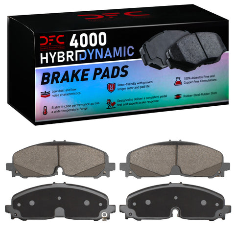 DFC 20-26 Honda Prologue Front 4000 Hybridynamic Brake Pads - 4000-2371-00