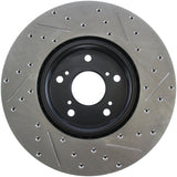 StopTech 04-08 Acura TL (Brembo Caliber) SportStop Slotted &amp; Drilled Right Front Rotor - 127.40062R