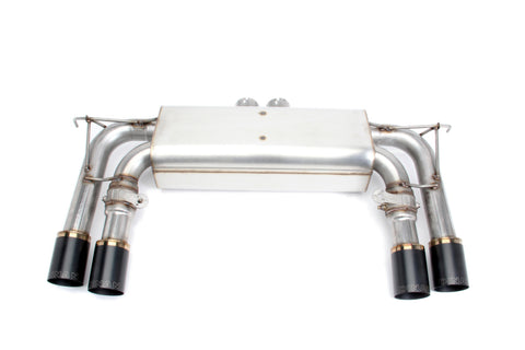 Dinan 15-19 BMW X5 M/X6 M (F85/F86) Free Flow Axleback Exhaust System - Black Tips - D660-0054A-BLK