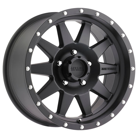 Method MR301 The Standard 16x8 0mm Offset 5x4.5 83mm CB Matte Black Wheel - MR30168012500