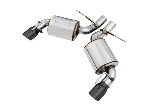 AWE Tuning 16-19 Chevrolet Camaro SS Axle-Back Exhaust - Touring Edition (Diamond Black Tips) - 3015-33103