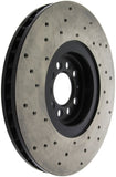 StopTech 04-06 Audi TT Quattro / 04 VW Golf R32 AWD Drilled Left Front Rotor - 128.33094L
