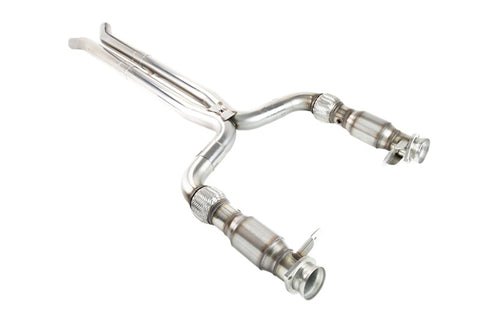 Kooks 2015+ Ford Mustang GT350 5.2L 3in x 2-3/4in Cat SS X-Pipe Kooks HDR Req - 11543200