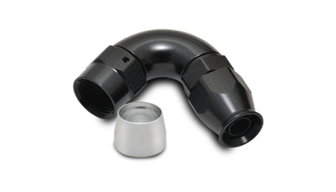Vibrant -4AN 120 Degree Hose End Fitting for PTFE Lined Hose - 28204