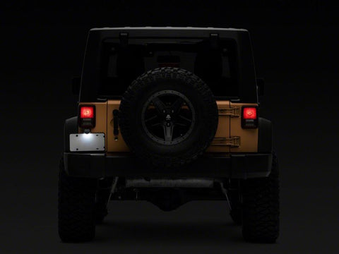 Raxiom 07-18 Jeep Wrangler JK Axial Series LED License Plate Conversion - J132812