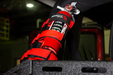 Fishbone Offroad Padded Roll Bar Red Fire Extinguisher Holder - FB55155