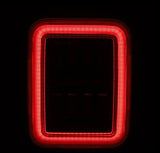 AlphaRex 19-24 Jeep Gladiator JT Nova-Series Prismatic LED Tail Lights - Black-Red - 602070