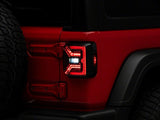 Raxiom 18-23 Jeep Wrangler JL Axial Series LED Tail Lights- Blk Housing (Smoked Lens) - J142664-JL