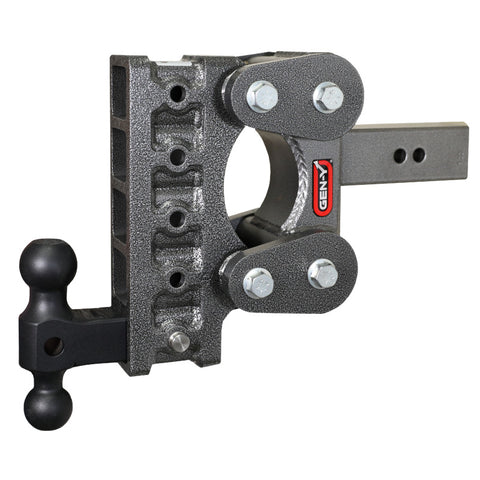 Gen-Y The Boss Torsion-Flex 2.5in Shank 7.5in Drop 1.1K TW 10K Hitch w/GH-031 Dual-Ball - GH-2315
