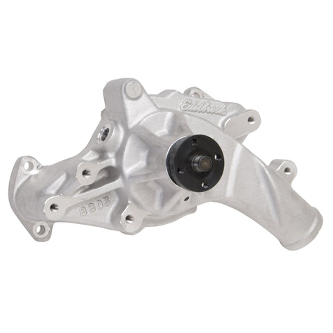 Edelbrock Water Pump High Performance Ford 1965-76 FE V8 Engines Standard Length Satin Finish - 8805