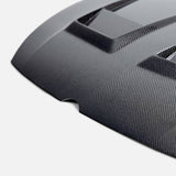 Seibon 2022-2023 Volkswagen Golf GTI/R DV-Style Carbon Fiber Hood - HD22VWG8-DV