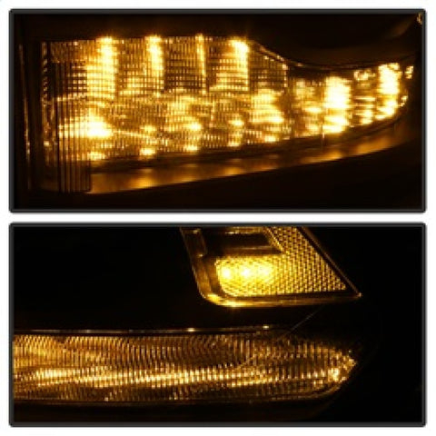 xTune Dodge Ram 13-17 ( w/ Factory Projector LED) Projector Headlight - Black HD-JH-DR13-P-BK - 9040238