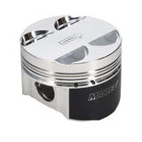 Manley 16+ Nissan VR30DDTT 86mm Bore 10:1 CR -3.5cc Dome Flat Top Piston w/ Rings (SINGLE) - 642GR1-1