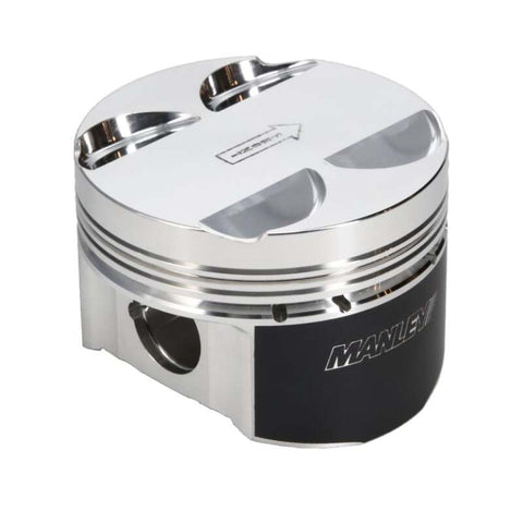Manley 16+ Nissan VR30DDTT 86mm Bore 10:1 CR -3.5cc Dome Flat Top Piston w/ Rings (SINGLE) - 642GR1-1
