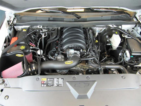 Airaid 2014 GM 1500 Pickup/ 2015 GM Tahoe/Yukon 5.3L MXP Intake System w/ Tube (Dry / Red Media) - 201-285