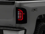 Raxiom 07-14 Chevrolet Silverado 1500 Axial Series LED Tail Lights- Blk Housing (Smoked Lens) - S150366