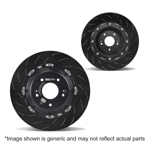 EBC Racing 12-17 Ford Fiesta ST (Mk7) Replacement BBK Complete Assembly 330mm Disc Rings (Pair) - SG2FK-010