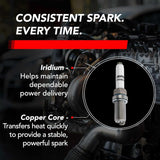 APR EA888.3/4/EA855.2/EA824 Iridium Pro Spark Plug - Heat Range 9 - 14mm x 26.5mm x 16mm - SINGLE - Z1003100