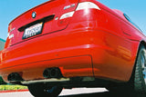Dinan 01-06 BMW M3 (E46) Free Flow Axleback Exhaust - Black Tips - D660-4604