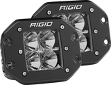 Rigid Industries Dually - Flush Mount - Flood - Set of 2 - 212113