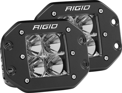 Rigid Industries Dually - Flush Mount - Flood - Set of 2 - 212113