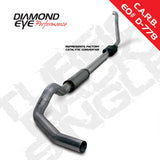 Diamond Eye KIT 5in TB SGL SS: 94-97 FORD 7.3L F250/F350 PWRSTROKE NFS W/ CARB EQUIV STDS - K5314S