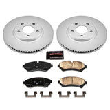 Power Stop 98-02 Cadillac Seville Front Z17 Evolution Geomet Coated Brake Kit - CRK1549