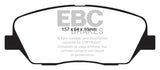 EBC 08-11 Kia Borrego 3.8 Greenstuff Front Brake Pads - DP61844