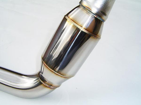 Invidia 05+ MT LGT / 08+ WRX/STi Polished Divorced Waste Gate Downpipe - HS08SW1DPC