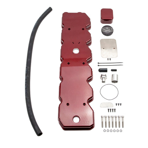 Wehrli 06-18 Cummins WCFab X D&J Precision Billet Valve Cover - Semi-Gloss Black - WCF100366-SGB