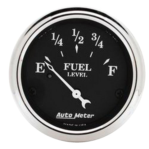 Autometer Old Tyme Black Gauge Kit 6 Pc Ford Truck 53-55 Tach/Mph/Fuel/Oilp/Wtmp/Volt - 7048-OTB