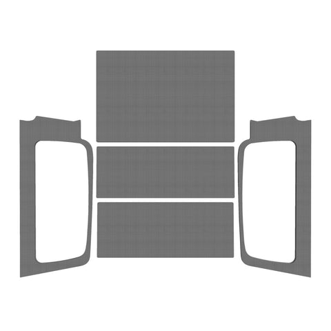DEI 04-06 Jeep Wrangler LJ Unliminted Headliner Complete Kit - Gray - 50603