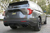 Gibson 20-23 Ford Explorer ST / Lincoln Aviator 3.0L 2.25in Axle-Back Dual Exhaust - Black Elite - 619718B