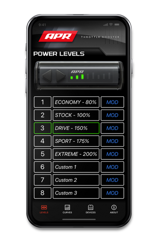 APR 04-25 Audi/Bentley/Lamborghini/Porsche/VW Throttle Booster w/Wireless Controller & Bluetooth App - EM100050