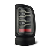 AlphaRex 94-01 Dodge Ram 1500/2500/3500 LUXX-Series LED Tail Lights - Alpha-Black - 643001