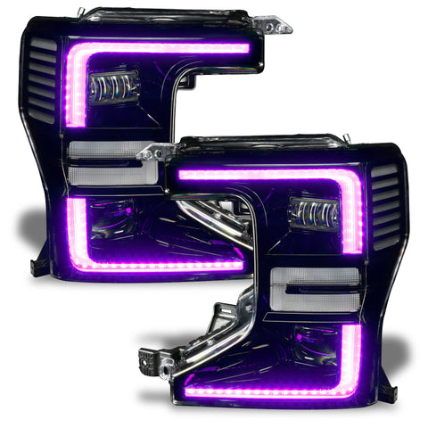 Oracle 2022 Ford F250/350 Super Duty Dynamic ColorSHIFT Headlight DRL Kit w/Switchback - 1449-332