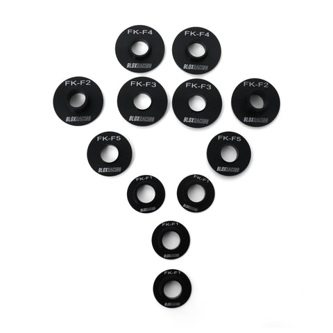 BLOX Racing 16-21 FK Civic - Front - 12 Pieces Subframe Hard Collar Kit - BXSS-20605