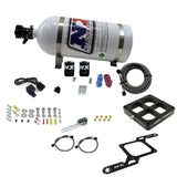 Nitrous Express Dominator Single Entry Billet Crossbar RNC Nitrous Kit (250-750HP) w/10lb Bottle - 63870-10