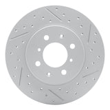 R1 12-15 Scion Iq Front Right Drilled & Slotted Geo-Carbon Rotor - 830-91001R