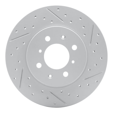 R1 12-15 Scion Iq Front Right Drilled & Slotted Geo-Carbon Rotor - 830-91001R