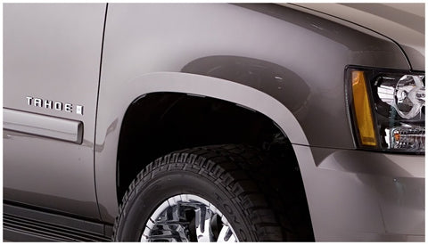 Bushwacker 07-14 Chevy Tahoe Pocket Style Flares 4pc Does Not Fit LTZ - Black - 40937-02