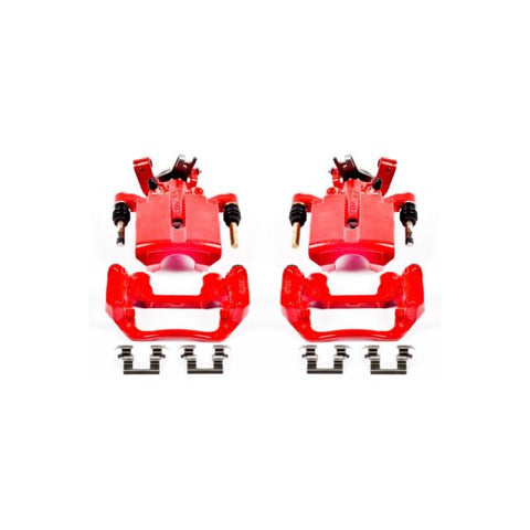 Power Stop 05-08 Chevrolet Cobalt Rear Red Calipers w/Brackets - Pair - S4892