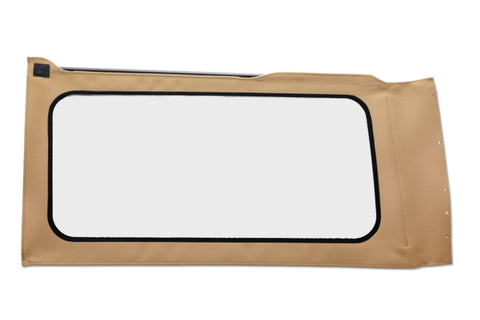 Bestop 18-26 Jeep Wrangler JL Oe JL Replacement Windows (Quarter Left Hand 2-Door Tan Twill Clear) - 58305-71