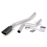 Banks Power 09-10 VW Jetta 2.0L TDI Monster Exhaust System - SS Single Exhaust w/ Black Tip - 46180-B