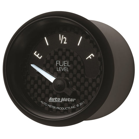 Autometer GT Series 52mm Short Sweep Electronic 240-33 ohms Fuel Level (For use w/ 3262) - 8016