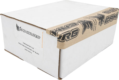 Camburg Ford Raptor 17-20 1.5in Spring Preload Spacer Kit (Black) - CAM-110137-BLK