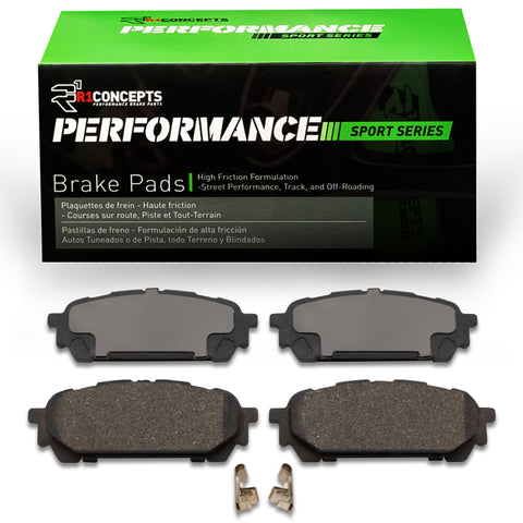 R1 03-08 Subaru Impreza Rear Performance Sport Brake Pads - 2115-1004-00
