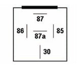 Hella Relay Mini Iso 5 Pole 24V Spdt Bkt - 933332061