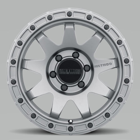 Method MR317 20x9 +18mm Offset 6x5.5 106.25mm CB Matte Titanium Wheel - MR31729060818